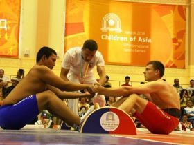 Мас-рестлинг на Играх нацелен на перспективу. Фото.