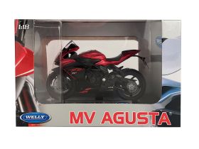 12861PW Игрушечный мотоцикл Welly MV Agusta F3RR