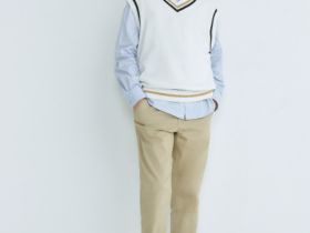 Жилет для мальчиков, Белый