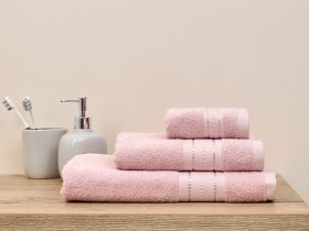 Полотенце махровое Basena, розовое