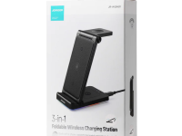 Док-станция Joyroom JR-WQNO1 3 в 1 Foldable Wireless Charger для AirPods/iPhone/Apple Watch (черный)