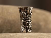 Бусина для темляка Идол Тики, мельхиор