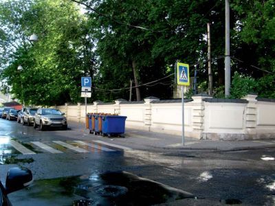 Ограда с воротами, 1875 г., арх. Н.А.Тютюнов