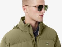 Водоотталкивающая пуховая куртка Lacoste с капюшоном
