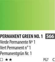 Акварель ShinHanart PWC extra fine 15 мл №566 Зеленый перманентный 1
