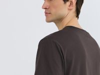 Футболка с принтом, Коричневый