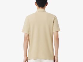 Мужское хлопковое поло Lacoste из смеси льна