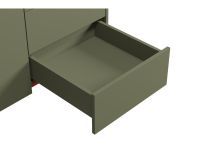 Распашной шкаф Изи 2-100x220 Оливковый/Оранжевый