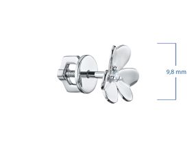 Пусеты из серебра э0612пс03185400