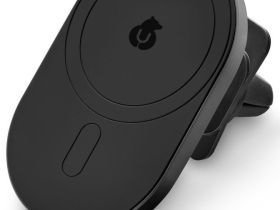 Автомобильный держатель uBear Go-Power с БЗУ MagSafe черный