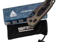 Складной нож SRM 9203-AK2, сталь 140Cr, рукоять алюминий/G10