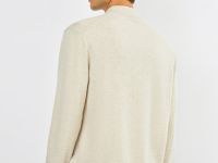 Джемпер из пряжи с шерстью, Бежевый