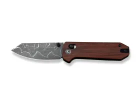 Складной нож CIVIVI Yonder, сталь Jagged Damascus, рукоять Guibourtia Wood