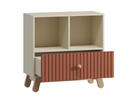 Стеллаж детский Финни 78x78 Терракотовый
