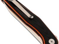 Складной нож Снайпер Техно, сталь N690, рукоять G10 черно-оранжевый