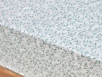 Простыня на резинке Foglio, голубая