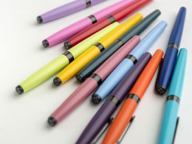 Ручка перьевая Малевичъ с конвертером, перо EF 0,4 мм, цвет: голубой