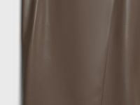 Юбка миди из искусственной кожи, Коричневый