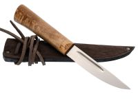 Северный нож малый, сталь Х12МФ, традиционный нож, рукоять карельская берёза