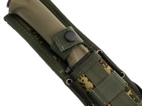 Тактический нож Кизляр ПП Милитари, сталь AUS-8 с покрытием, рукоять эластрон, хаки