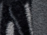 Пушистый джемпер с принтом собаки, Серый