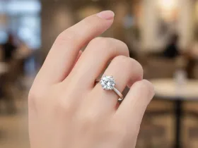 Классическое кольцо из серебра э0612кц07220863_white