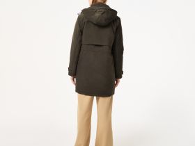 Женская парка Lacoste свободного кроя с капюшоном