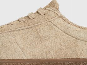 Кеды из натуральной замши, Бежевый