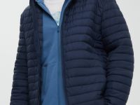 Стеганая куртка с капюшоном