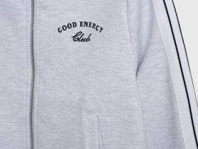 Толстовка на молнии для девочек, Белый