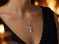 Подвеска из серебра с гранатами э0606пд11250368