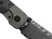 Складной нож Kizer Coywolf, сталь Damascus, рукоять титан/карбон