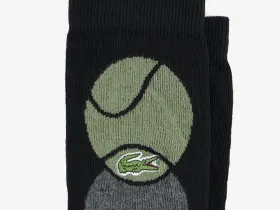 Трикотажные высокие носки Lacoste унисекс