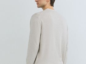 Джемпер с имитацией футболки, Белый