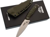 Туристический нож Майор Н, сталь AUS-8, рукоять G-10 хаки