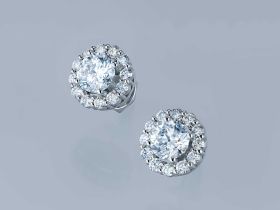 Пусеты из белого золота э4712пс06210901_white