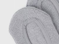 Короткие носки с противоскользящими точками, Серый