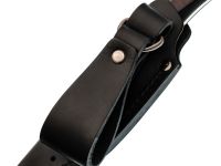 Нож Pocket Wolf Мини Тактик с долом, сталь AUS10Co, рукоять G10, черный с красной вставкой