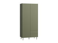 Распашной шкаф Изи 2-100x220 Оливковый