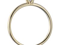 Помолвочное кольцо из желтого золота с бриллиантом э0301кц04160500