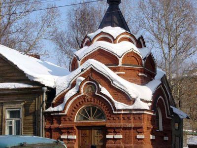 Часовня Спасского Свято-Троицкого монастыря, отмечавшая границу города  в XVI-XIX веках