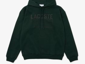 Мужской хлопковый свитшот Lacoste оверсайз