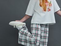 Футболка пижамная с принтом для девочек, Белый