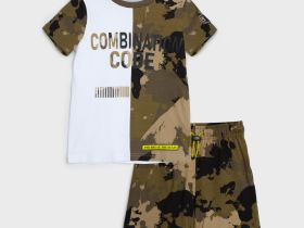 Комплект трикотажный для мальчиков: фуфайка (футболка), шорты