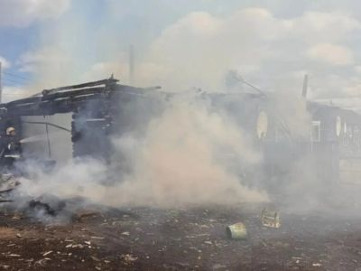 АДПИ помогли жильцам спастись при пожаре в селе Хочо