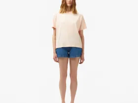 Женская хлопковая футболка Lacoste