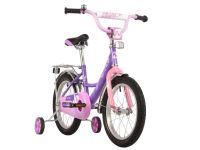 Детский велосипед Novatrack Vector 16, год 2022, цвет Фиолетовый