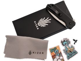 Складной нож Kizer Nice Guy, сталь Nitro-V, рукоять алюминий