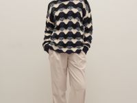 Джемпер свободного силуэта с шерстью