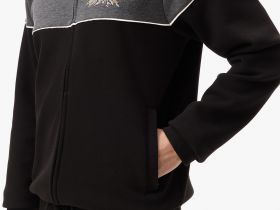 Мужской хлопковый свитшот Lacoste приталенного кроя